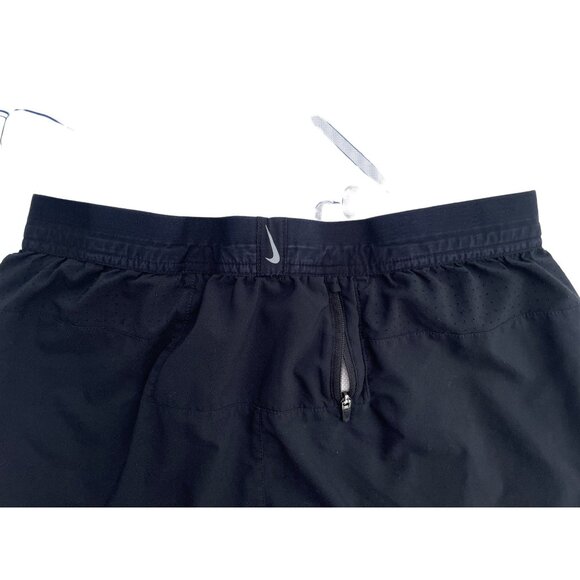 Nike Dri-Fit Women's Medium Med M Black Mesh Cycling lined Running Shorts - Picture 9 of 12